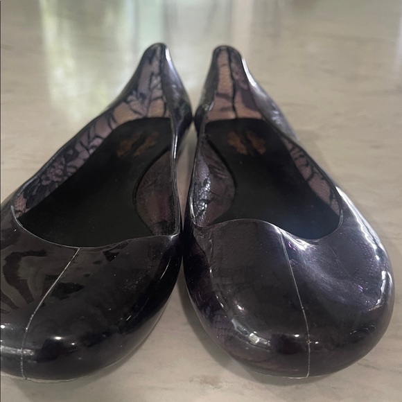Charles Albert purple plum ballerina jelly flats size 8 - Picture 13 of 15